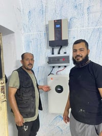 منظومة شمسية • ألواح جينكو ٦٢٠واط • انفرتر ٥كيلو