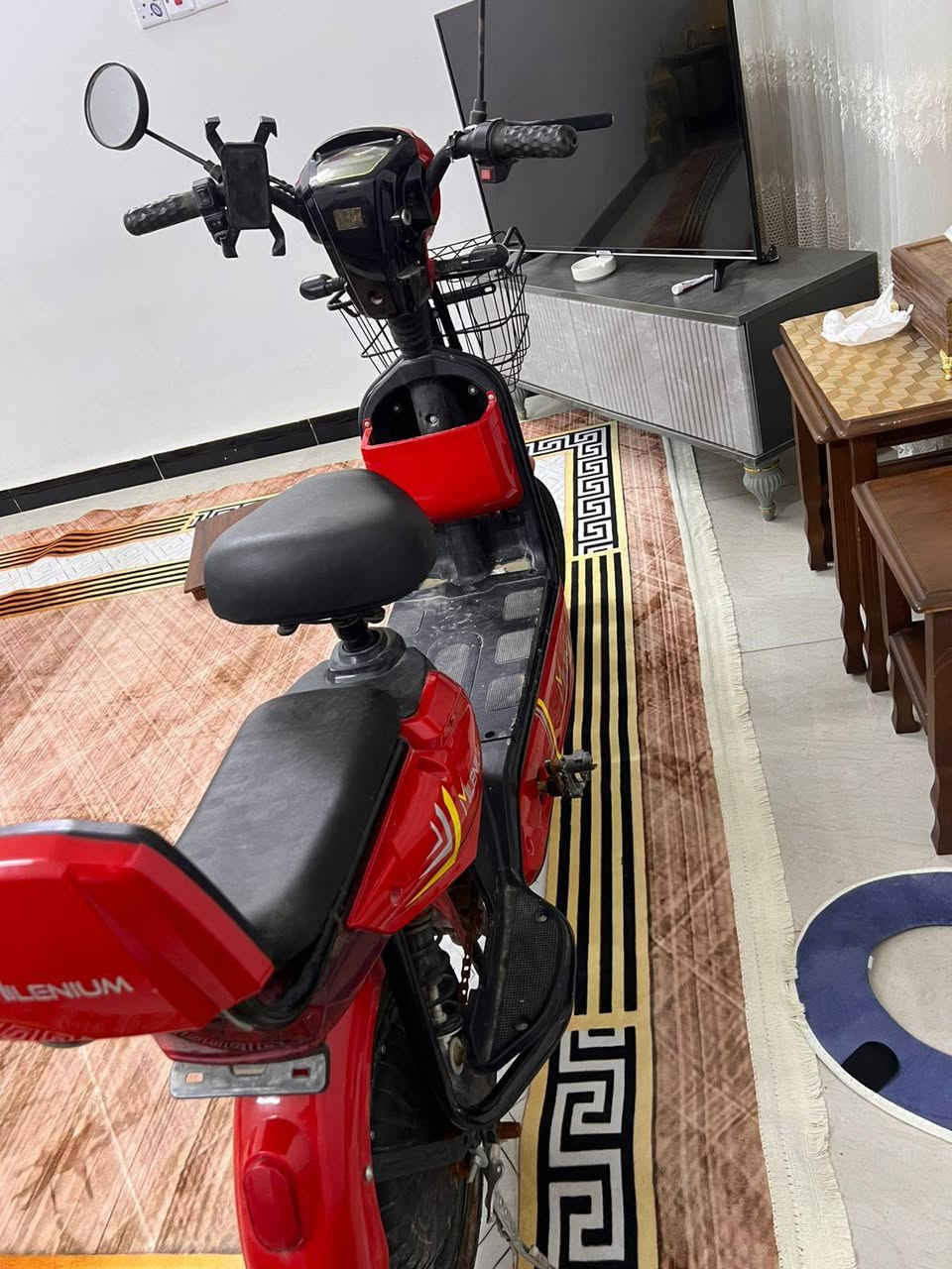 سلام عليكم دراجة شحن حجم 14 حيل حيل نصيفة مستخدمة شهرين السعر 275 وبيهة مجال نقصهة فقط شاحنة عنوان تكريت للستفسار ***********
