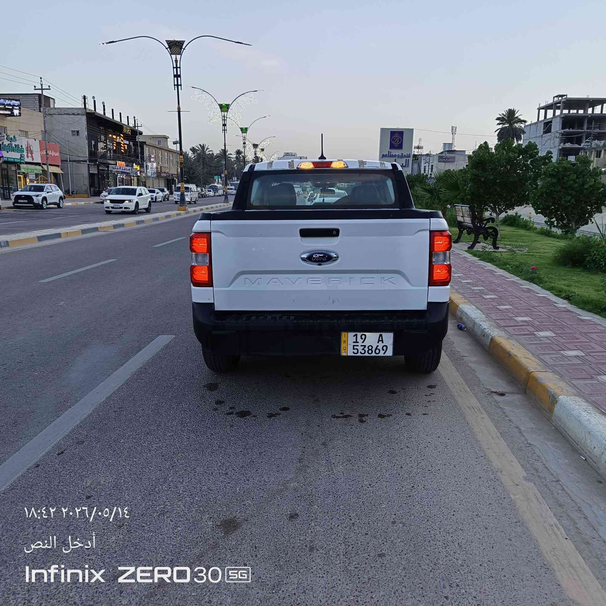 فورد مافريك 
الموديل/2024
الضرر / صبغ عام بدون دواخل نهائي 
بدون تبديل اي قطعه رقم الشاصي موجود مع الصور
ماشيه/37 الف ميل 
محرك /2000 
رقم كربلاء شهداء محجوزه سنتين تاخذ وكاله عامة
السعر/150 ورقه 
مكان السياره كربلاء 
للمزيد من التفاصيل الاتصال على الرقم التالي 
***********
