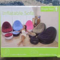 كرسي هوائي • مريح للظهر • مسند اقدام