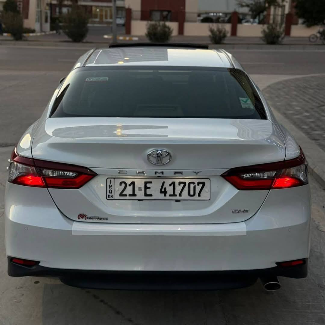 تويوتا كامري 2024 – GLE فل مواصفات شركة جيهان
القير، المكينة، والكهرباء بشرط 
بدون صبغ تعديل واحد فقط 
المسافة المقطوعة: 44 ألف كم 
كوشن جلد مقعدين كهرباء 
شحن موبايل لاسلكي

🟦 السعر  _ الطلب في التعليقات سيأتي إليك مباشرة 
                  فقط على الصفحة مو على كروب

القير والمكينة بشرط 
السيارة نظيفة جداً ولا يوجد أي خلل 
الموقع: السليمانية

أرقام المالك: 
***********
 *********** 
واتساب متوفر
