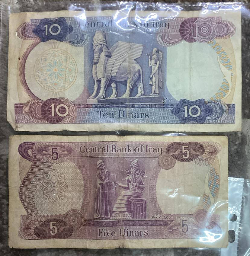 السلام عليكم اخواني الكرام
إصدار ١٩٧٣ 
عملة عشرة دنانير / سد دوكان
عملة خمسة دنانير / بناية المجلس الوطني 
للبيع بمزاد مفتوح يبدأ من الساعة ١٢ ليلاً ولغاية الساعة ١١ صباحاً والتوصيل بغداد فقط  مع الود


**إذا كنت صاحب هذا الإعلان وتريد حذفه لأي سبب، رجاءا أرسل رسالة إلى الدعم الفني**