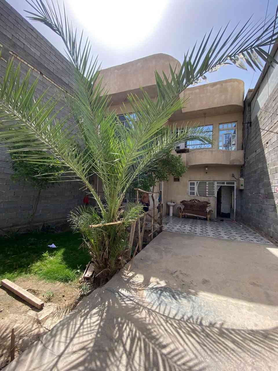 سلام عليكم بيت زراعي للبيع مساحه 240 متر النزال 27 والواجه 10 يحتوي علا كراج ياخذ سيارتين +حديقه جبيره و استقبال ومطبخ و4 غرف نوم + مناور عدد 2 يحتوي علا سطحين البيت كامل سيراميك بياض كهرباء مي مجاري ڱڵـه  كامل العنوان حي الجهاد الديوان شارع مدرسة الاصيل بنهاية زراعي الديوان للاستفسار ***********
