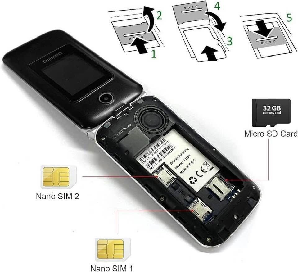 "" هاتف ushining t3105-4G
نظام الطوارى (تخلي 5 ارقام)
راديو-بلوتوث -كاميرا-لايت-دبل سيم-منبة-حاسبة-نظام الاتصال السريع -شاشة كبيرة-احرف كيبورد كبيرة
‎شاحنة قاعدة ولاسكلي وميموري خارجي 2كيكا ودبل سيم


**إذا كنت صاحب هذا الإعلان وتريد حذفه لأي سبب، رجاءا أرسل رسالة إلى الدعم الفني**