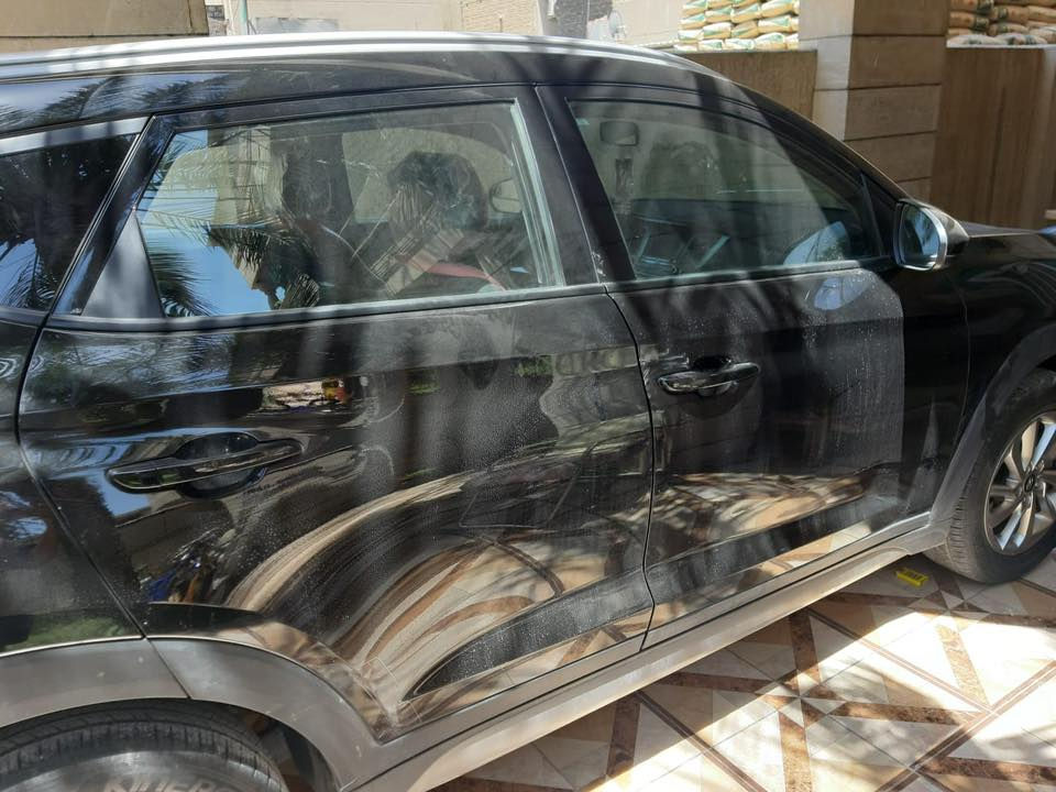 السلام عليكم عندي توسان ٢٠١٧ مابيه مواصفات لافتحه ولابصمه 4 سلندر السياره مابيه صبغ فقط قبق الجنطه شويه صبغ 
للاستفسار على الرقم التالي *********** مكان السياره بغداد اتصل على الرقم وشكو استفسار على رقم التالي 
السعر ١٤٥ وبيه مجال 
الخاص مسدود
