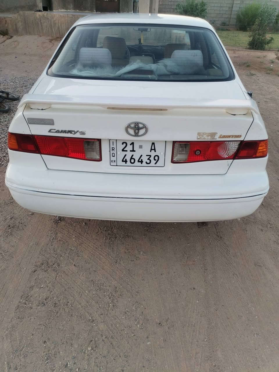 كامري للبيع 2001 بيها قطعتين رش فقط وبيها بارد قليل تبريد ثلج صدر جديد تاير امامي جديد خلفي نصف عمر تحويل مباشر ب اسمي سياره مال جناي مكان
 ناحية العظيم
  استفسار اكثر اتصل
***********
***********
