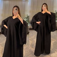 دشداشة • لنن • اسود فاحم