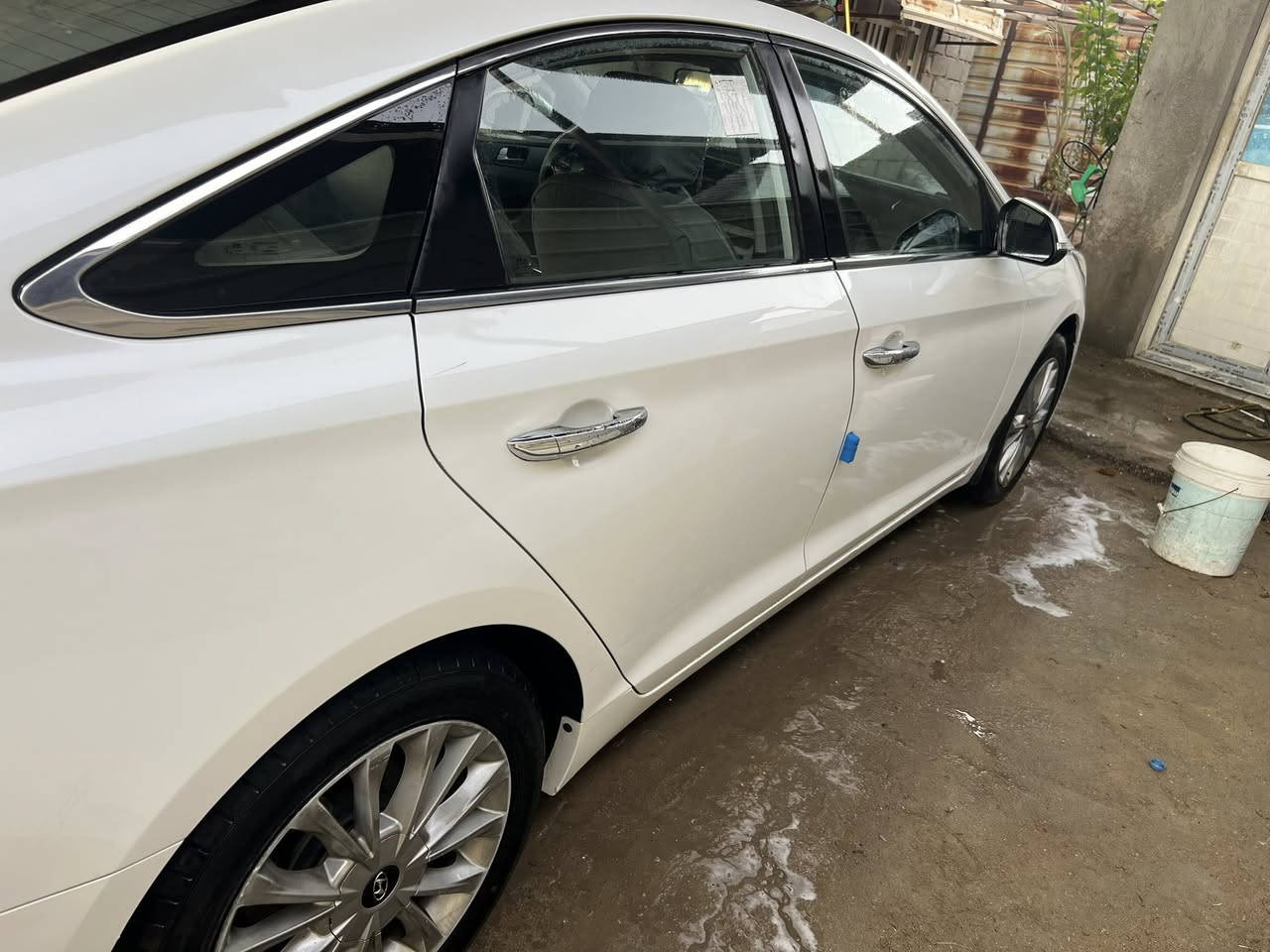 مرحبا شباب سوناتا 2015 باسمي خليجي السياره ماشيه 2600 مكينه دوش 2400 مشروع وطني ارقام بغداد تحويل بصره رقم تليفوني *********** متواجد السعر 168 
كفاله السياره
