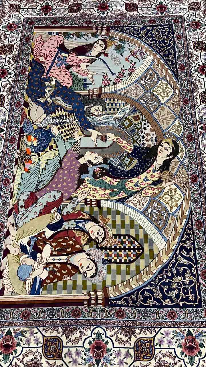 سجادة ايراني ممضية اصفهان حسين اسماعيليان رباعيات عمر الخيام 3D صوف كورك خروف صغير حريري في خيط حرير طبيعي غرز ضيقة يدوي مقاس 2,50m*1,60m 
قطعة تعبر عن الذوق الرفيع والهوية الراقية لعشاق التفرد غاية في الجمال والروعة عمر الخيام 🪢
https://www.facebook.com/share/183ENmfcs4/?mibextid=wwXIfr المنصورة, الدقهلية


**إذا كنت صاحب هذا الإعلان وتريد حذفه لأي سبب، رجاءا أرسل رسالة إلى الدعم الفني**