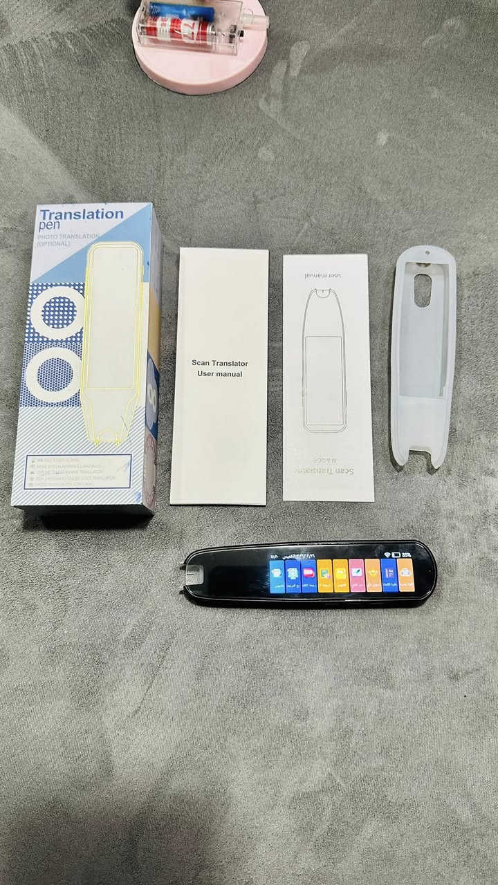 ترجمة فورية ودقيقة للغات المختلفة
تقنية MD8 الحديثة لضمان جودة عالية 
تصميم محمول وخفيف الوزن لسهولة الاستخدام في اي مكان 
بطارية قوية تدوم لفترة طويلة لمرافقتك اثناء السفر او الدراسة 
مزود بكاميرا لترجمة الكلمات 
زر لزيادة وخفض الصوت 
مدخل سماعة سلكية 
مدخل للرام لزيادة المساحة الداخليه 
شاشة OLED لعرض المحتوى بشكل احترافي 
مزود ب WIFI لربطه مع الانترنيت وتنزيل اخر التحديثات 
مزود بتقنية البلوتوث لأستقبال وارسال الملفات 
مساحته الداخليه 8 كيكا 
نضام تشغيل خاص 
شاشة لمس
—————————.ت
التطيبقات :
مسح الكتابة وترجمتها 
الترجمة اونلاين 
ترجمة الصوت 
ترجمة الصورة 
كتابة ترجمة 
قصائد شعرية 
حلول في الجبر 
مشغل فيديو 
مشغل موسيقى 
كاميرا 
البوم صور 
تسجيل ذكي للصوت 
مساعد صوتي 
مصحح تهجئه 

نضام اندرويد حديث الجهاز سعره 60 الف مع التوصيل .


**إذا كنت صاحب هذا الإعلان وتريد حذفه لأي سبب، رجاءا أرسل رسالة إلى الدعم الفني**