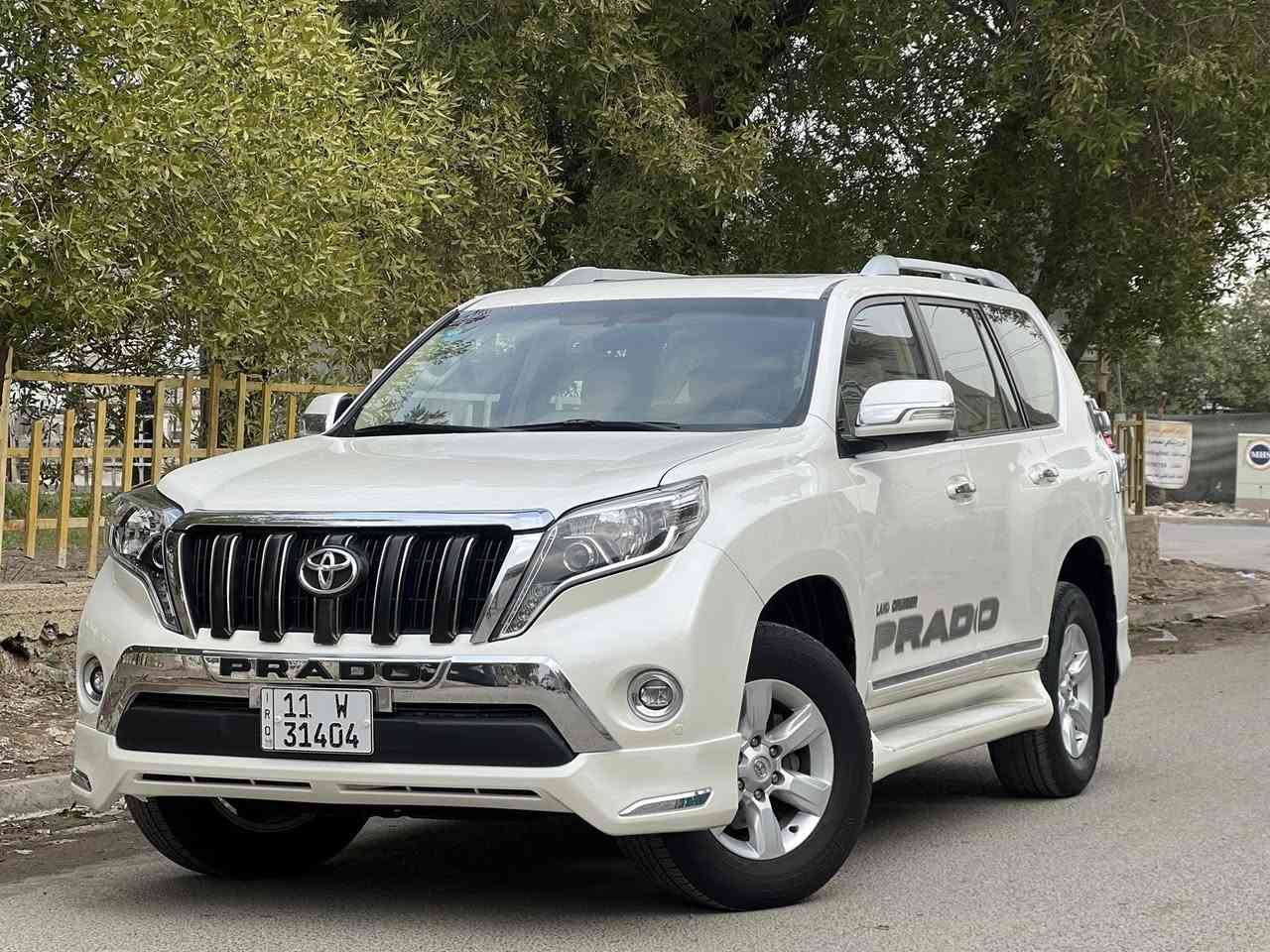 برادو 2014 رقم بغداد بسمي
ماشيه ٢٠٠ مكفوله عدا بارد بلباب الخلفي بسيط 

موصفات ل TXL

٦ سلندر محرك ٤٠٠٠

بصمة 

كشنات جلد + كهرباء 

حساس امامي خلفي 

اشاير مري + شفط 

زنون 

تحكمات

شاشه 

٧ راكب 

سعرهة ٣٢٠ وبيها مجال 

الاسفسار ***********
