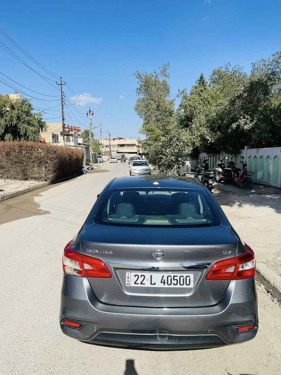 نيسان سنترا 2017
رقم اربيل باسمي 
الفئة SV
محرك 1800
مواصفات
بصمة
مثبت سرعة 
كاميرا
كير ومحرك نظيفات  وإدامة مستمرة 

وارد امريكي الضرر  باب السابق مبدل ومصبوغ موجود بالصور السونار 

السعر 119   وبيها مجال

رقم يوجد واتساب
***********
متواجد ببغداد
