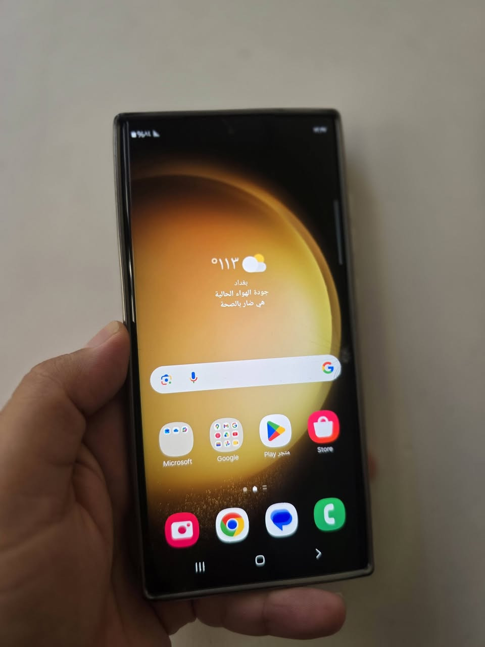 سامسونج 23 الترا
اذكره 512

نسخه الأمريكيه 

شريحه 1 + الكترونيه 

جهاز كله عربي معرب ب كامل 

بي فطر ب كلاس بسيط ما ماثر عليه 

مكاني بابل توصيل ماكو 

للبيع او مراوس شعندك دزه خاص 

اتصال فقط ما موجود على نت 

***********
