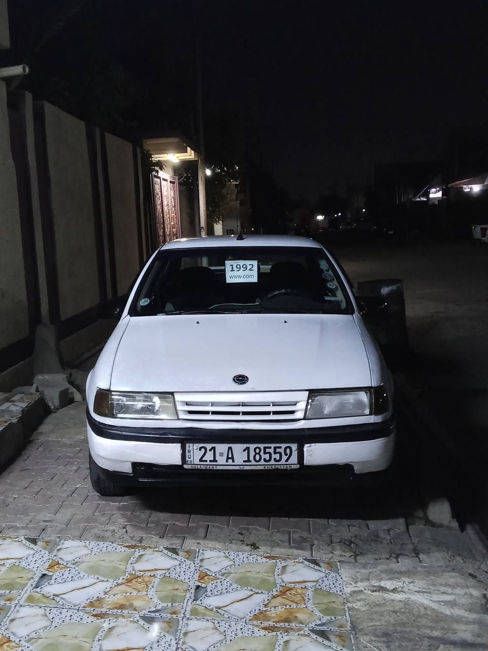 سلام عليكم اوبل فكتره للبيع موديل 92 حجم 20 كير محرك شرط تخم تاير صبغ جامرلغ سكن فقط سنويه 28 ورقه موجود سعر 49 بيه مجال قليل عنوان كركوك للاتصال على الرقم ***********
