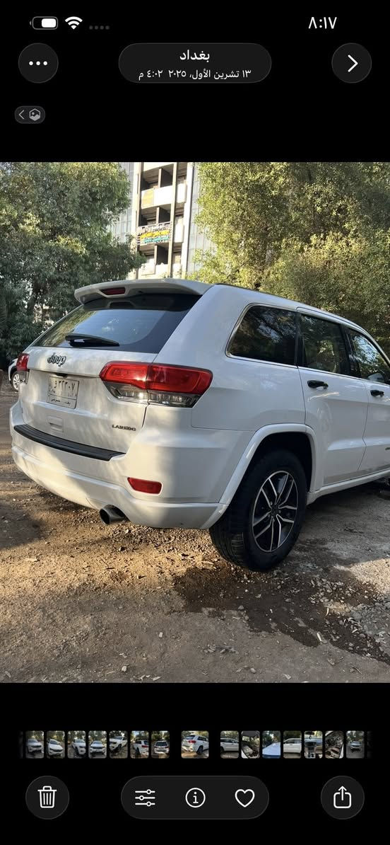 جيب شيروكي مديل ٢٠١٤  فول عده الفتحه مكينه ٣٦٠٠ رقم بغداد بسمي تحويل ثاني يوم مكاني بغداد بلديات  كل نقص مابيهة تبريد ثلاجه بيهة قطع صبغ ابيع حزام قماره  والجنطه كفاله الشراي هاذ رقمي *********** السعر ١٦٣ وبيهة مجال
