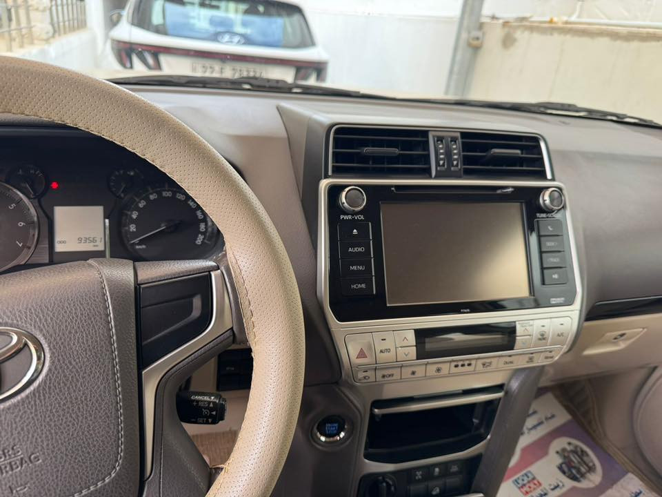 TOYOTA PRADO2018 
برادو 2018 TXS   
ماشية 97 كيلو 
شركة جيهان
محرك 6 سلندر  
رقم دهوك 
بدون اي ضرر السيارة مكفولة 
بدون صبغ. 
بدون اي تعديل. 
سنوية جديدة. 
 🛑الموصفات
-كشنات جلد كهربائي 
-فتحت سقف 
-مثبت سرعة 
-ثلاجة 
-3 قطع تبريد 
-7 مقاعد 
-طخم تاير جديد برجستون
-بصمة 
-تشغيل عن بعد 
-كامرة وحساسات خلفية
-سبير تعليك
-هوك 
-مرايات شفط 
-اشاير مرايات 
-دفع رباعي فور ويل 
-نظام مانع انزلاق 
-مصابيح امامية LED
-كشافات ضبابية
السعر 420$ 
المكان دهوك التواصل على الارقام 
 *********** اسيا
*********** كورك
