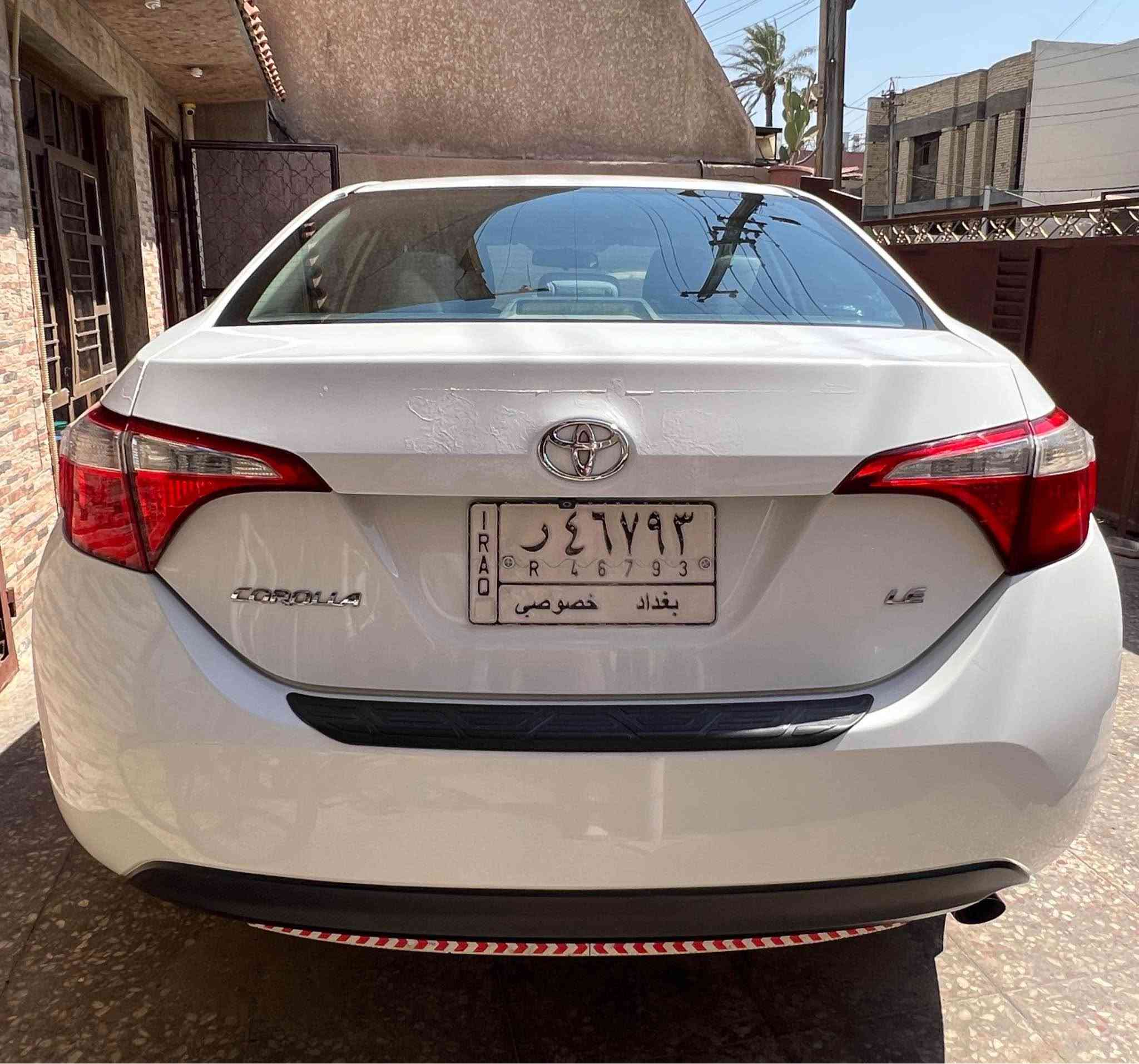 🚗 للبيع: تويوتا كورولا LE موديل 2014 يابانية رقم بغداد. للاستفسار ***********
محرك وكير وتبريد بلاديات برغي ممفتوح بيهن غرفة السيارة لوك جديدة، السيارة كلها بلادية، حادثها خلع تاير بدون ايرباك وبدون صبغ فقط بارد بالجاملغ وبيها تكحيل جرد صبغ.
🔹 اللون: أبيض
🔹 الممشى: 99 ألف ميل
🔹 المحرك: 1.8 لتر يعمل بالبانزين العادي
🔹 ناقل الحركة: أوتوماتيك
🔹 تحتوي على منظومة غاز يعني اقتص
🔹 مسجل CD
🔹 مكيف ممتاز
🔹 بلوتوث وUSB/AUX
🔹 دكم تحكم بالمقود
🔹كشافات ضباب
🔹لايت زنون بلادي
🔹مانع انزلاق
🔹مري جانبية كهرباء 
🔹كروز قفل سرعة
🔹 زجاج كهربائية
🔹 سيارة اقتصادية، اعتمادية بالعافية على الي تصير من قسمته.
💰 السعر المطلوب: 125 
*********** بغداد, العراق
