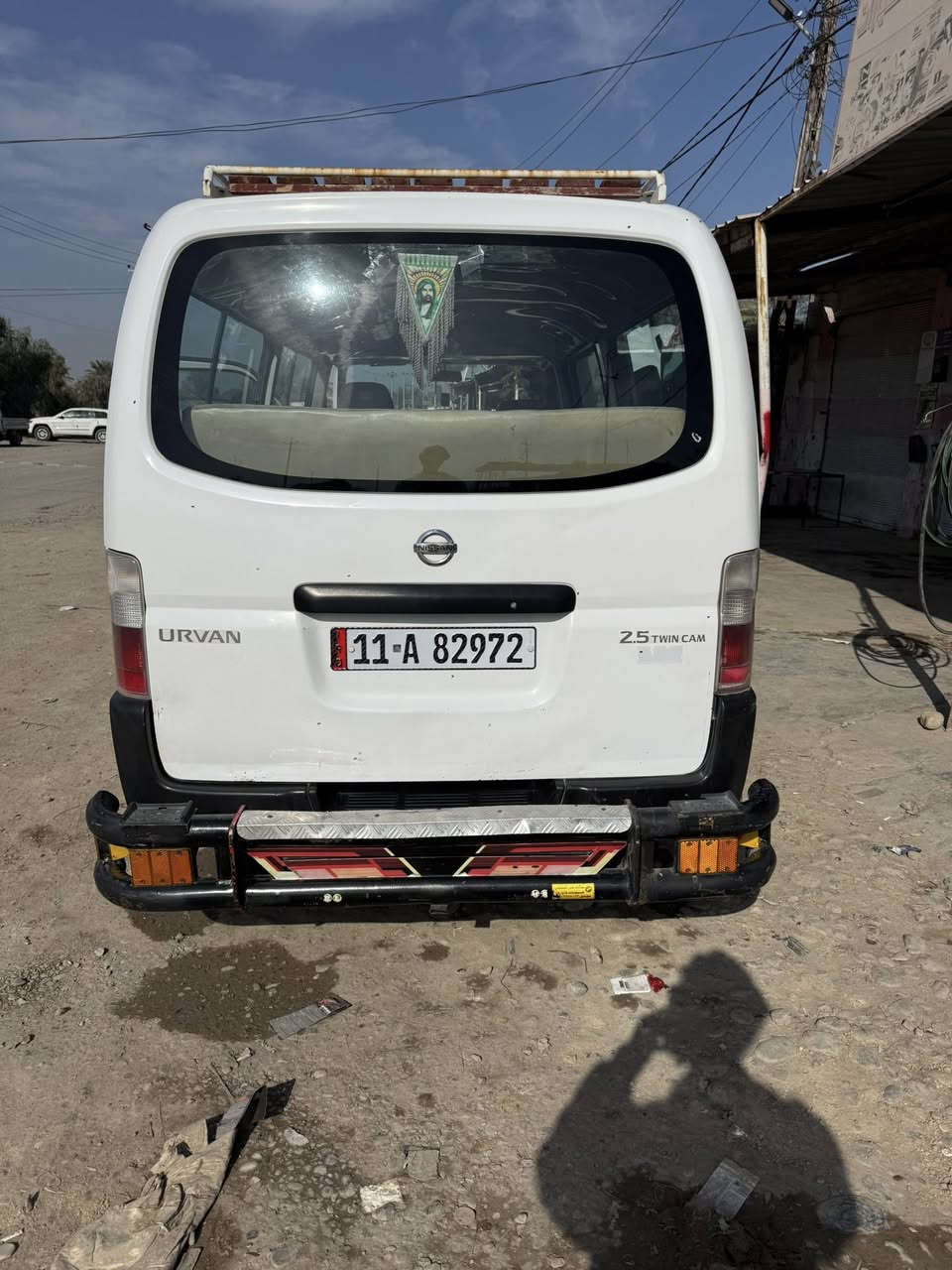 نيسان اورفان موديل 2008مكينه كير اكسل خير من الله رقم بغداد نكليزي ماني ديالى شهربان ***********
