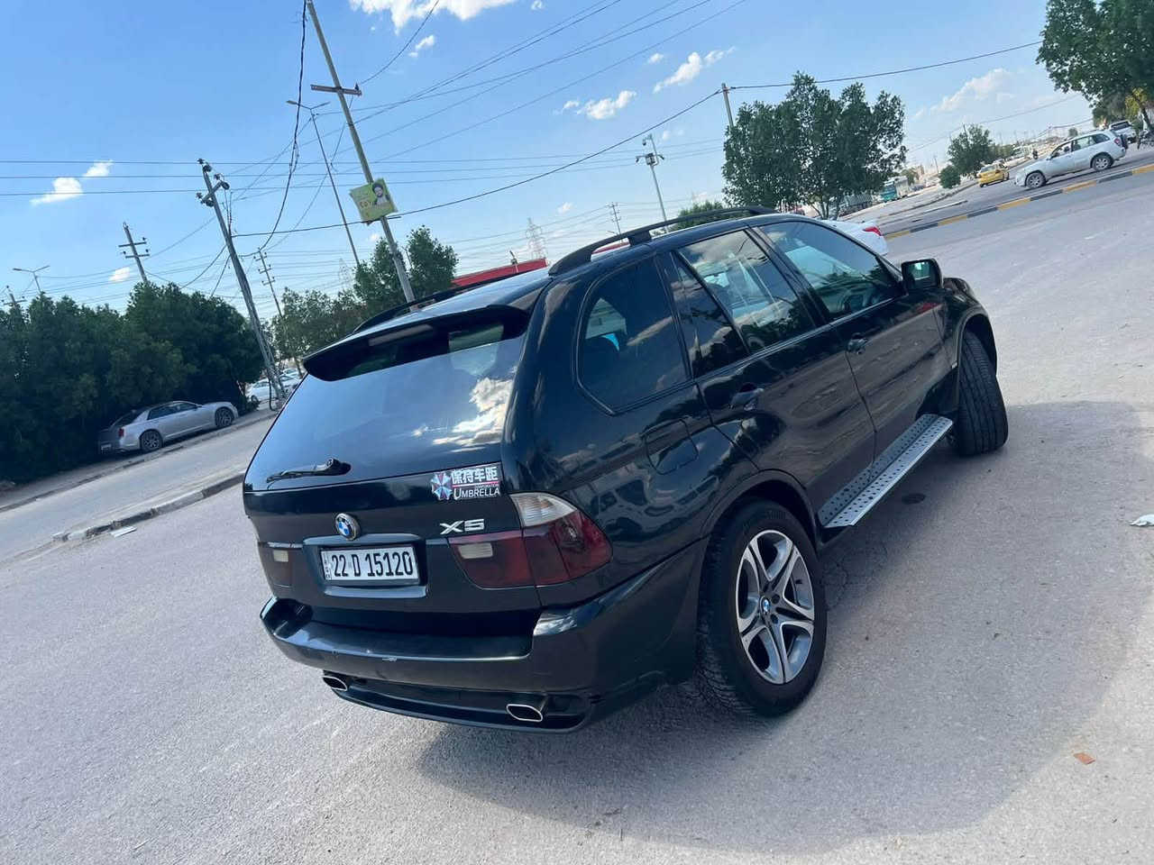 BMW X5 2005 – للبيع
* موديل: 2005
* فول مواصفات
* لون أسود
* بدون صبغ
* مكينة مكفولة
* كير جديد
* داخلية نظيفة ومرتبة
* جاهزة للاستخدام
* السعر: 100

للاستفسار، التواصل على الخاص.***********
