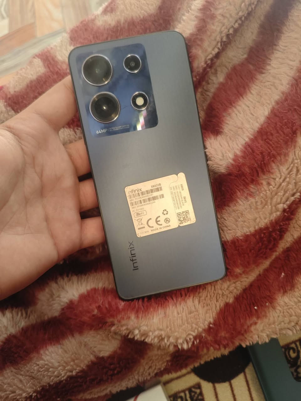 انفنكس نوت 30 ذكره 256 ببجي 60. فقط فطور بشاشه واضحات بلصوره وممئثره سعر 100.لي يريده يتفضل خاص ويدلل مكان كوفه


**إذا كنت صاحب هذا الإعلان وتريد حذفه لأي سبب، رجاءا أرسل رسالة إلى الدعم الفني**