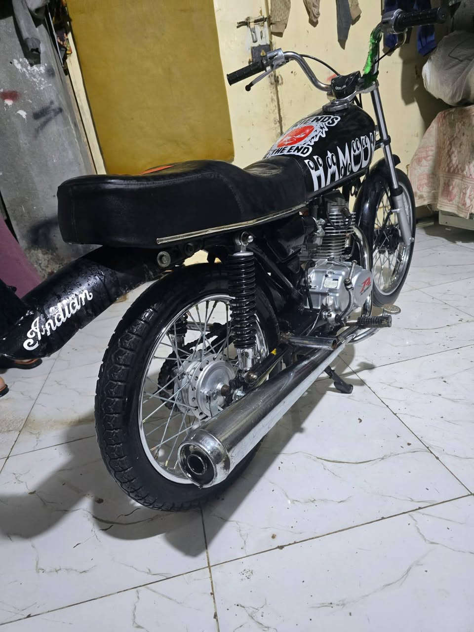 سلام عليكم دراجه للبيع تعمير 2025 ما مفتوح شاصيه شلامجه 2017
سعره 650 وبيه مجال قليل
مكاني شطره 
رقمي ***********
