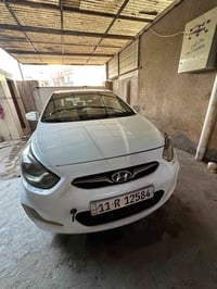 هونداي اكسنت موديل 2013 خليجي مكينه 1600 دبل قطره داخل عسلي واسود گير ...