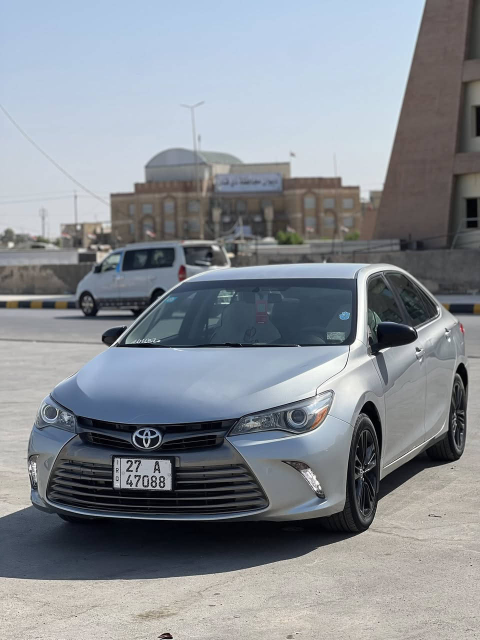 كامري 2015 SE رقم ذي قار باسمي
بدون حادث لغد شاصي كفاله بيه صبغ اربع قطع صبغ فقط 
كير مكينه حداديه كفاله 
داخل جلد شاشه وكامره خلفيه شفتات ستيرن تحكمات ستيرن كامله مثبت سعره 
تخم تاير جديد 
سعر 135 بيه مجال
مكان ذي قار الناصرية 
الرقم ***********
