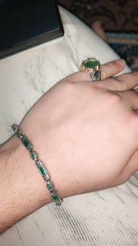 نجف • سوار ١٧غ • زمرد هندي