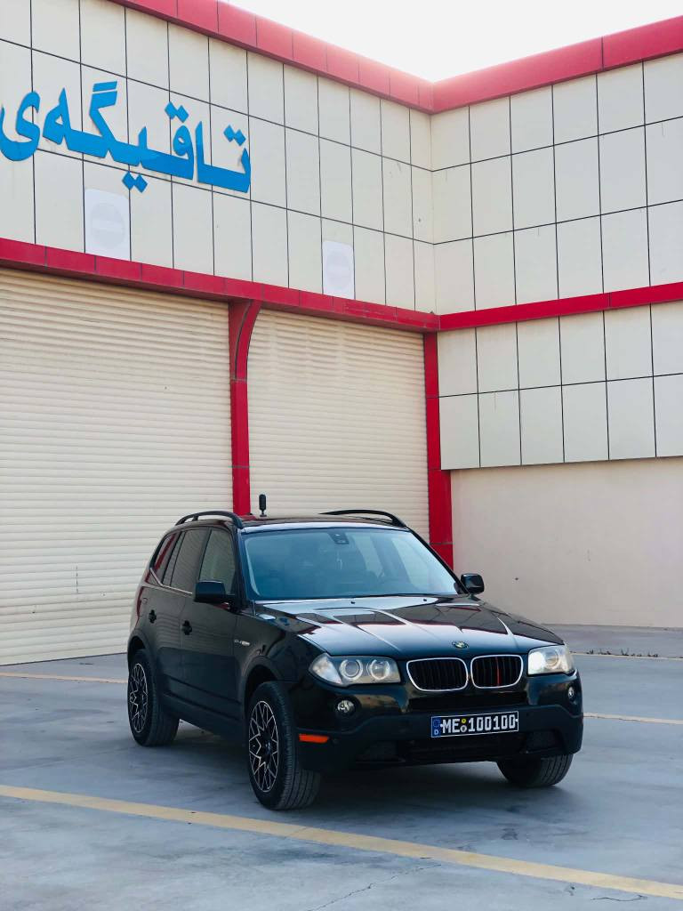 bmw x3 مودیل 2008 سەیارەکە قەپات مواسەفات پانۆڕاما کوشن جلد خەزن کارە بای سوکان فۆلیۆم سوکان هیتەر چوار تایەی لۆک گیڕو مەکینەی بەشەرت کارە بایاتی بەشەرت تەبریە ساردوو گەرم  ژ.م*********** كالار, السليمانية
