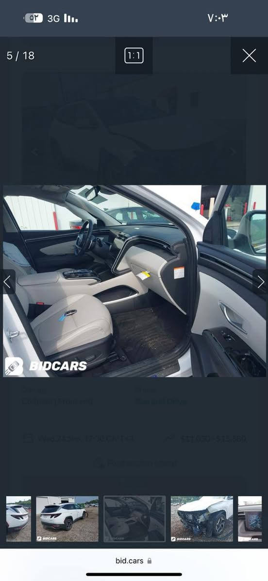 توسان 24 لمتد هايبرد 
فول مواصفات واحد على واحد 
بانورما تقديم ترجيع بالبصمه 
كير دكم  داخل ابيض 
دخول جديد 
صور الحادث داخل المنشور 
كشر مكفول من الصبغ 
شاصي ايسر بي تعديل بسيط 
مكاني حله.السعر 230

‏‪0783 149 6543‬‏
