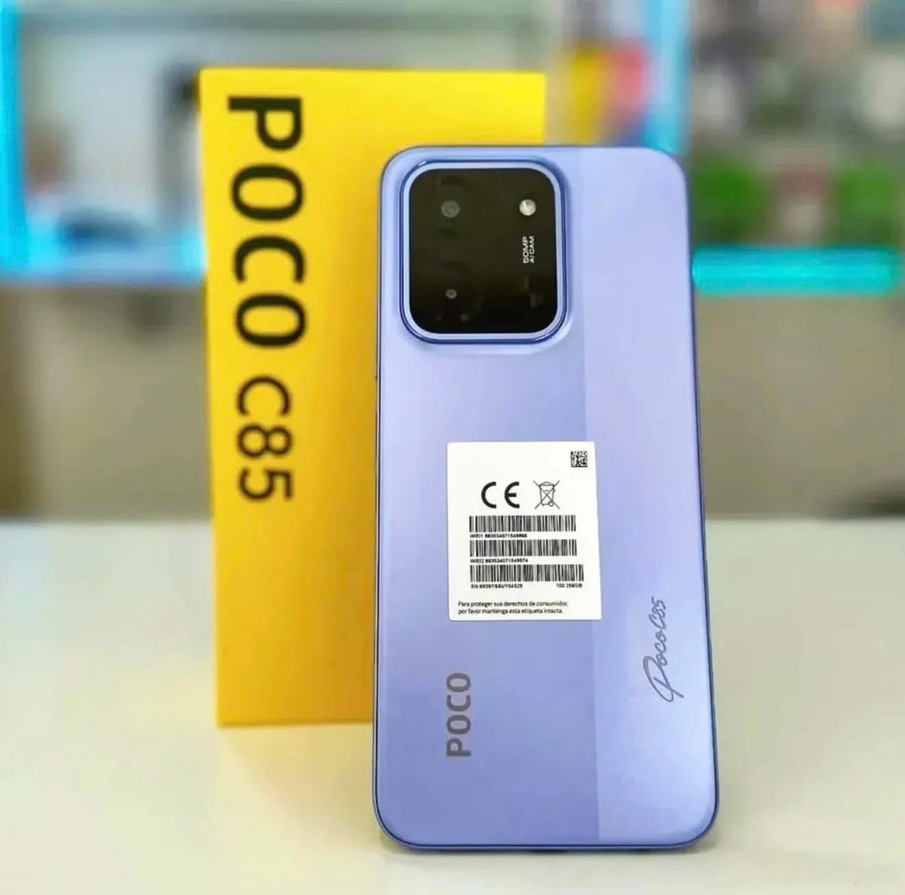 POCO C85 / 256GB + 8RAM
- ضمان وكاله الرسمي 

• شاشة 6.9 إنش HD+ بمعدل تحديث 120Hz.
• معالج MediaTek Helio G81 Ultra.
• ذاكرة RAM LPDDR4x وتخزين داخلي eMMC 5.1 مع دعم microSD.
• كاميرا خلفية 50MP + عدسة ثانوية، وأمامية 8MP/13MP.
• بطارية 6000mAh مع شحن سريع 33W.
• نظام Android 15 بواجهة HyperOS 
• بصمة جانبية ، USB-C ، NFC
• مقاومة ماء وغبار IP64.

السعر ⭕️ 230 الف ⭕️

#poco #pococ85

#المدار_الجديد _الاول ويبقى الاول💯 _ضمان حقيقي ننطيك و انسب سعر بالسوق 👌 🥇

▪️ متواجدين يومياً من الساعة 9 صباحاً وحتى 9 ليلاً.

📍 موقعنا السماوه __شارع باتا__مقابل مجمع المثنى الطبي
 
الاتصال واتساب:☎️*********** 
الاتصال المباشر:***********☎️
يتوفر لدينا توصيل 🚕داخل المحافظه مجاني
