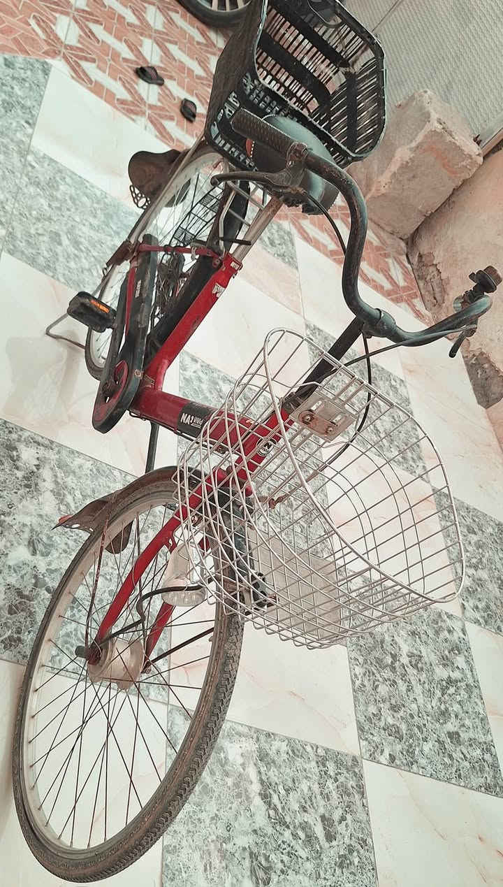 دراجة بايسكل  ياباني اصلي احمر ماروني  حجم ٢٦ سلات اثنين ولايت امامي فول  السعر ٨٥٠٠٠ الف 
وبي مجال بسيط للطيبين 
دراجة بايسكل للاطفال أخضر حجم ٢٠ الواقيات موجودات    السعر ٥٥٠٠٠ وبي مجال بسيط للطيبين المكان بعقوبة المفرق بالدليمات  للتواصل الاتصال على الرقم *********** ابوجود
