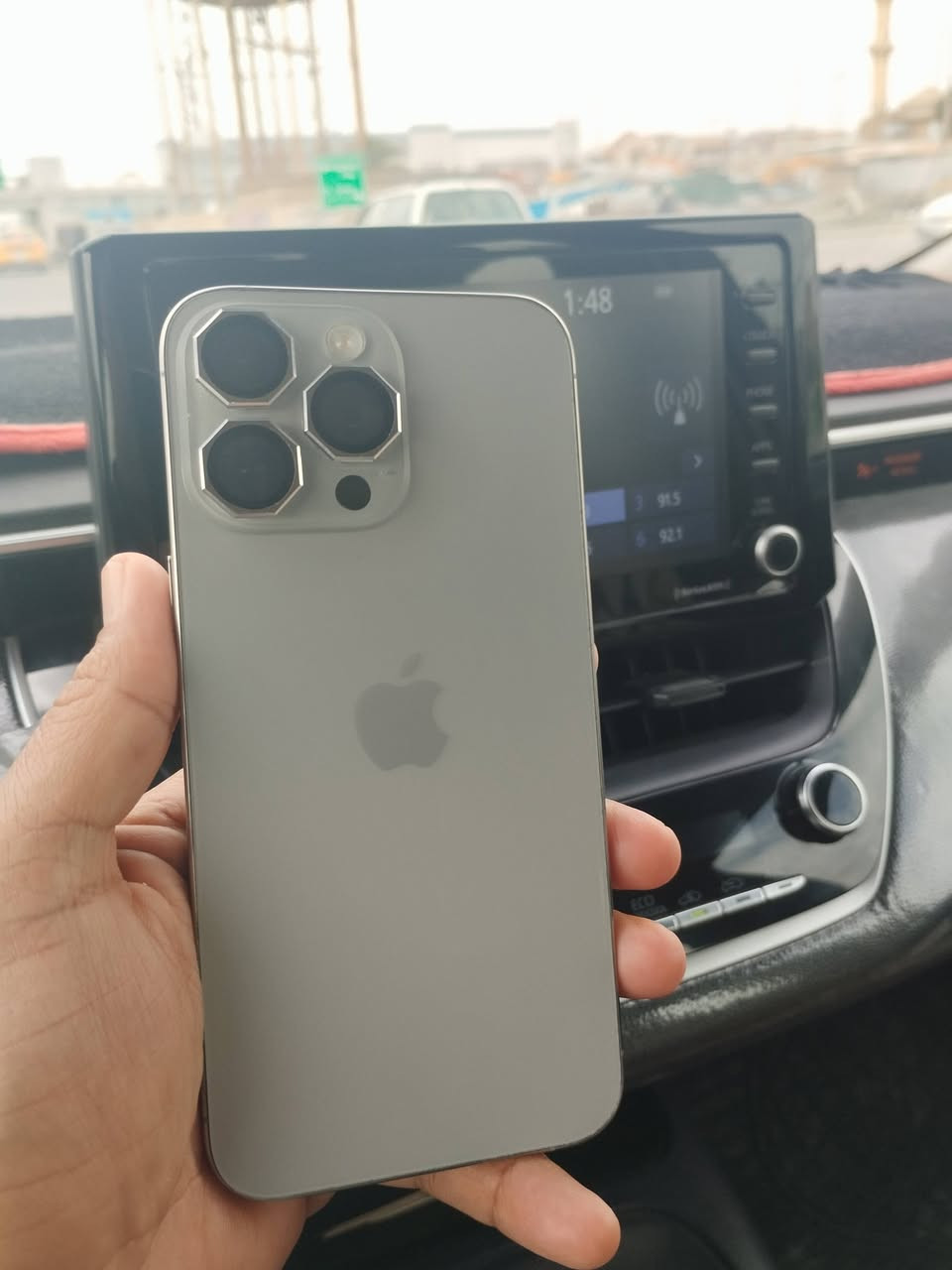 ايفون 15برو ماكس دبل سيم ذاكره 256 فيس ايدي ميشتغل مبدل شاشه اصلي بطاريه 87بلادي الجهاز نظيف شخط مابي بالشرط تبيعه السعر 800وبي مجال ***********
