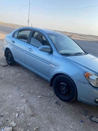 هواندي اكسنت موديل 2007  بيها صبغ حزام جماليه  مكينه 1600  كير عادي سي...