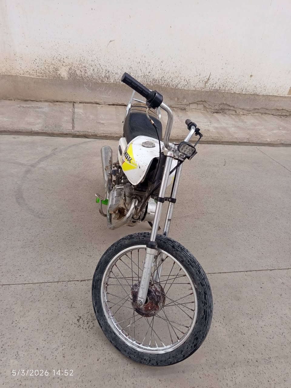 مـاطـور 4گـیــر لـلـبـیـع مـودیــل 2018 
محرك بشرط لاصرف ولاصـوت..
تـایــرات جــدیـــد..
صالانسە ابوصــوت ..
هـندر واحـد یـشـتـغـل✔
مابـي اي عیـب 
دبـلات شـــغـــال..✔
نشـط وشلعــە مـعـدل فــول یـشـگ الــگـاع✔
الـســعــر 200وبــي مجال للشراي شراي تعال خاص اواتصال علی
رقم موبایل ***********
