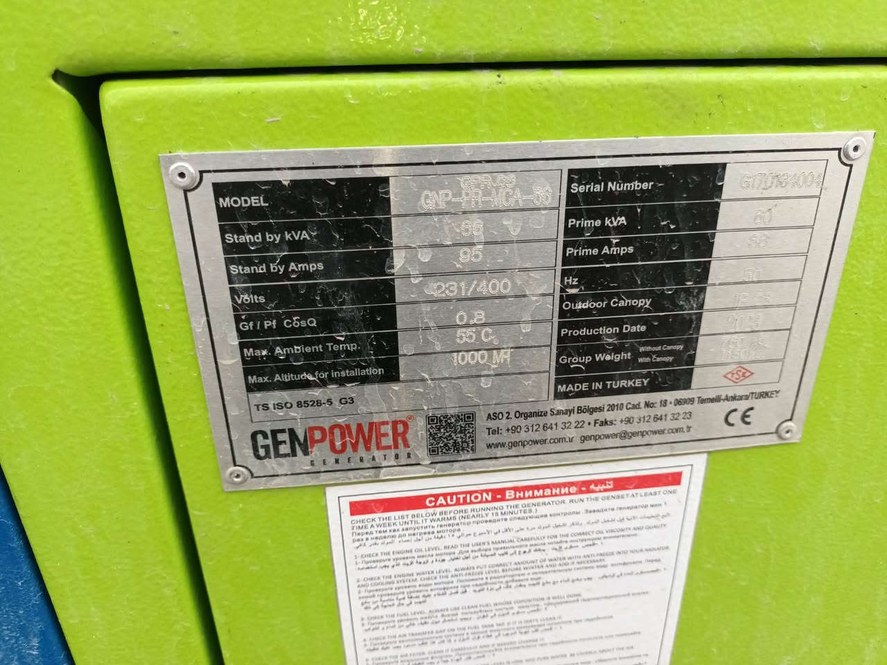 مولد بیركنز انكليزي 3 سلندر كاتم جينباور اخو الزيرو توليد لوري سومر فرنسي 60KVA ساعات العمل 200 ساعة وضع الشركة شاشة نظام حماية فول اوتو شرط الشغل  العنوان اربيل للاستفسار الإتصال *********** يوجد توصيل لكافة المحافظات وبضمان 🚚
