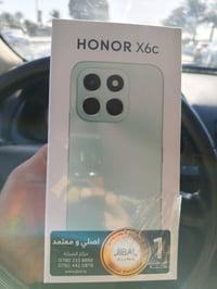 هونر X6c ذاكرة 128GB/6GB لون اسود جديد لوك بالنايلون ب160 الف متوفر تو...