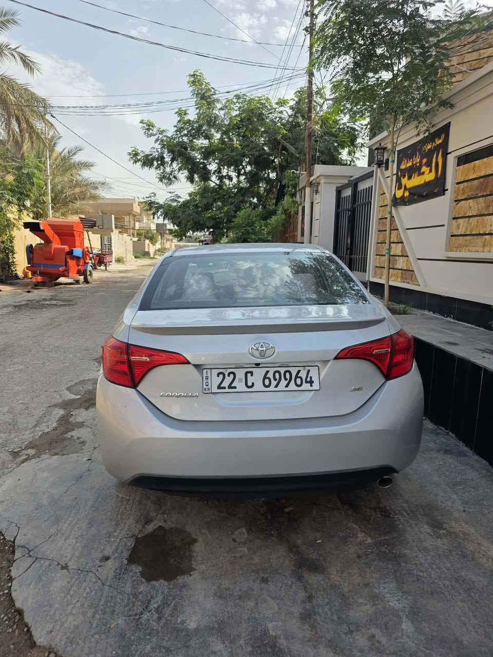 السلام عليكم سيارة كورلة للبيع
موديل 2019
لون سلفر 
ماشية 81 الف 
صور امريكا والسونار مرافق بل منشور بدون ايرباك 
مكان ديالى 
رقم اربيل دولي
رقم ***********
