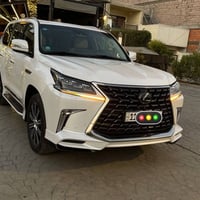 لكزس LX570 سبورت اللون ابيض الموديل2021 العداد 40 الف حجم المحرك 5700 ...