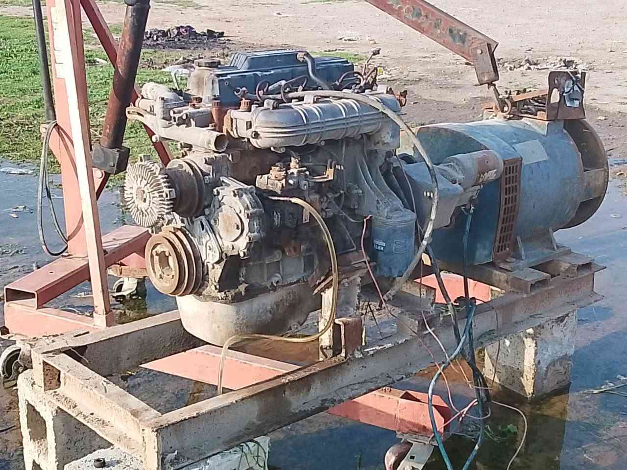 للبيع مولده كيا 2700 شغال بس بي خيط بخار  راس توليد 30 كيفي  ثري فيز شغال السعر 7ورقات ونص المكان بغداد التاجياتتت
***********
***********
