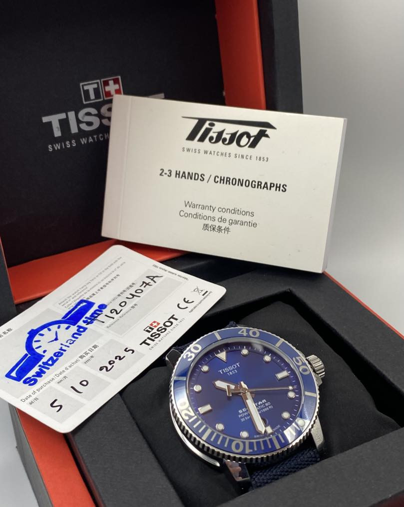 Tissot
Seastar 1000 Powermatic 80 - Nivachron Edition
اوتوماتيك 
قفل بحري مقاومة ٣٠٠ متر 
رنگ دوار من السيراميك 
#tissot #seastar #siwsswatch


**إذا كنت صاحب هذا الإعلان وتريد حذفه لأي سبب، رجاءا أرسل رسالة إلى الدعم الفني**