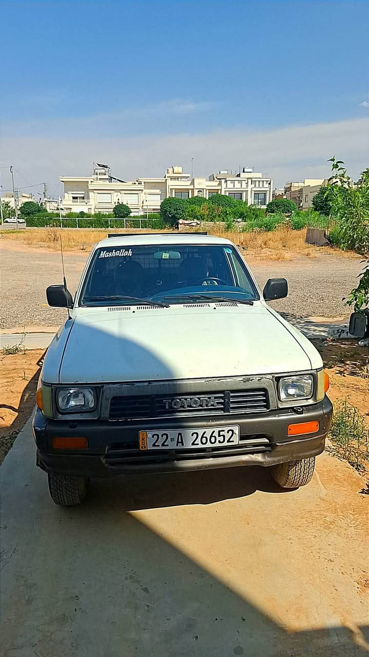 تۆیۆتا تارۆ مۆدیل1991بی لێدران بێ بۆیاغ هەمو گیانی لەسەر دەقی شەریکە ماوە گیر مەکینە هەموی بەشەرت  ئەکسل بەشەرت سیارەکە زۆر جایزە سەنەوی تاکو 2030بەناوی خۆمە 4 تایەی بیلاد شەریکەم بۆ بەستاوەسعری 72 مجالەکی برایانە تب. لە هەولیرم ژ.م *********** أربيل, العراق
