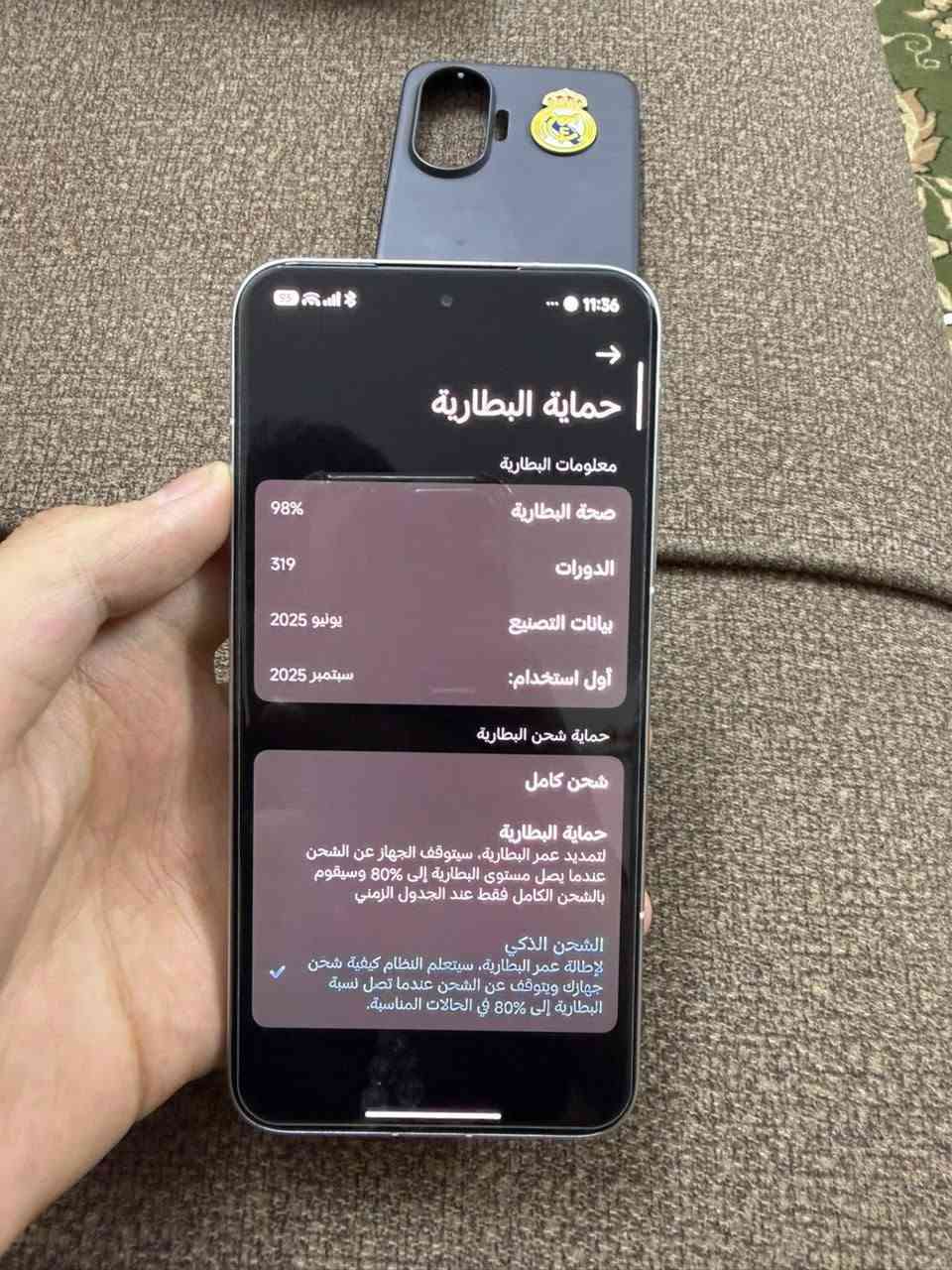 السلام عليكم
تلفون PocoF7 للبيع بعده داخل الضمان بعد 8 أشهر 

الذاكره 256

العشوائيه 12

البطاريه 98% بسبب التحديثات لان كل تحديث تنزل 1 

الجهاز كامل ملحقات يعني حاله حال الجديد نفس الملحقات ما بيها نقص

نظافته 99% 

السعر 465 الف وبي مجال بسيط و للشراي بي مجال هوايه@

العنوان بغداد الاعظميه توصيل ماكو بس للاماكن القريبه اني اجيبه الك

للتواصل واتساب *********** موجود بأي وقت 

و موجود خاص
