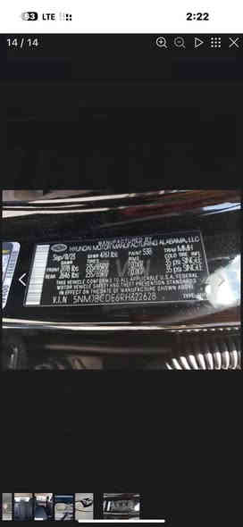 توكسن موديل 2024 وارد امريكي حادث جاملغ و بنيد وبيها بارد بالجاملغ الخلفي كما موضح في صور الحادث مواصفات بصمة تشغيل عن بعد شاشة كامرة تحكمات رادرات امامي خلفي جانبي 
السعر 195 وبيها مجال 
رقم ***********
