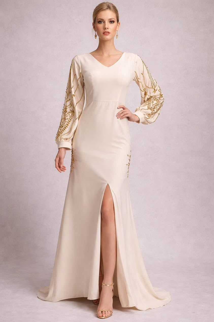 🌟فستان راقي بلون اوف وايت الملكي 🌟اذا تحبين الاناقة والبساطة مع المسة فخامة. هاذ الفستان الك 👌🤍✨قماش ناعم وانسيابي يبرز جمال الجسم✨شغل يدوي ذهبي راقي علئ الاكمام يضيف المسة فخامة ✨تصميم طويل بفتحة امامية خفيفة لستايل عصري وانيق.✨ مناسب للمناسبات. السهرات والخطوبة والمهر اطلالة هادئة لكن تخلي الكل يلتفت 👑📩للحجز والستفسار مراسلة الصفحة. توصيل متوفر


**إذا كنت صاحب هذا الإعلان وتريد حذفه لأي سبب، رجاءا أرسل رسالة إلى الدعم الفني**