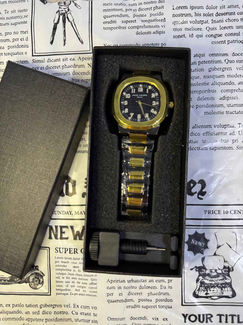 أناقة وفخامة.. وبأقوى سعر! ✨⌚
تريد ساعة تجمع بين التصميم الجذاب والسعر المناسب؟ وصلنا تشكيلة جديدة من الساعات المميزة التي تضيف لمسة أنيقة لمعصمك، وبأسعار تنافسية تناسب الجميع.
مظهر جذاب وعصري يناسب كل الأوقات.
جودة ممتازة وأسعار في متناول اليد.
توصيل مجاني متوفر لجميع المناطق.
احجز ساعتك الآن قبل نفاد الكمية! 📦


**إذا كنت صاحب هذا الإعلان وتريد حذفه لأي سبب، رجاءا أرسل رسالة إلى الدعم الفني**