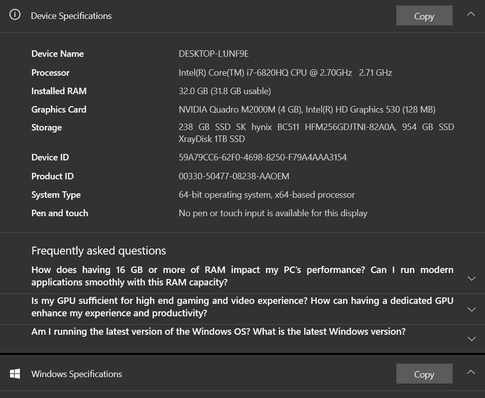 intel core i7 6820HQ اقوى جيل في سنة اصدارة
ram 32G رام 

storg 256 ذاكرة 

GPU nivida quadro M2000M 4G

بصمة اصبع 

كلشي بيهه شغال و الحاسبة ماشاء الله ابحث عليهه و شوف مراجعاتهه 

اني خال كم صورة ل العاب لاعبه عليها تبين الفريمات الي يحب يسال يتواصل وياي على الماسنجر
السعر:٥٨٠ الف

او رقمي واتساب: ***********

التجارب الباقيه راح انزلها بل التعليقات

Jalad Warz
