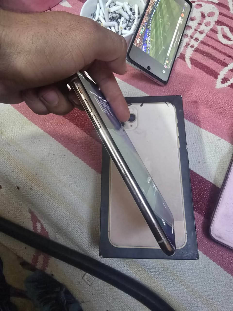 ايفون ١١برو ماكس وتر برو ذاكره٢٥٦للبيع سعر ٢٥٠ كفاله ما مصلح ابد بطاريه٧٥مكاني البصره حيانيه ***********
