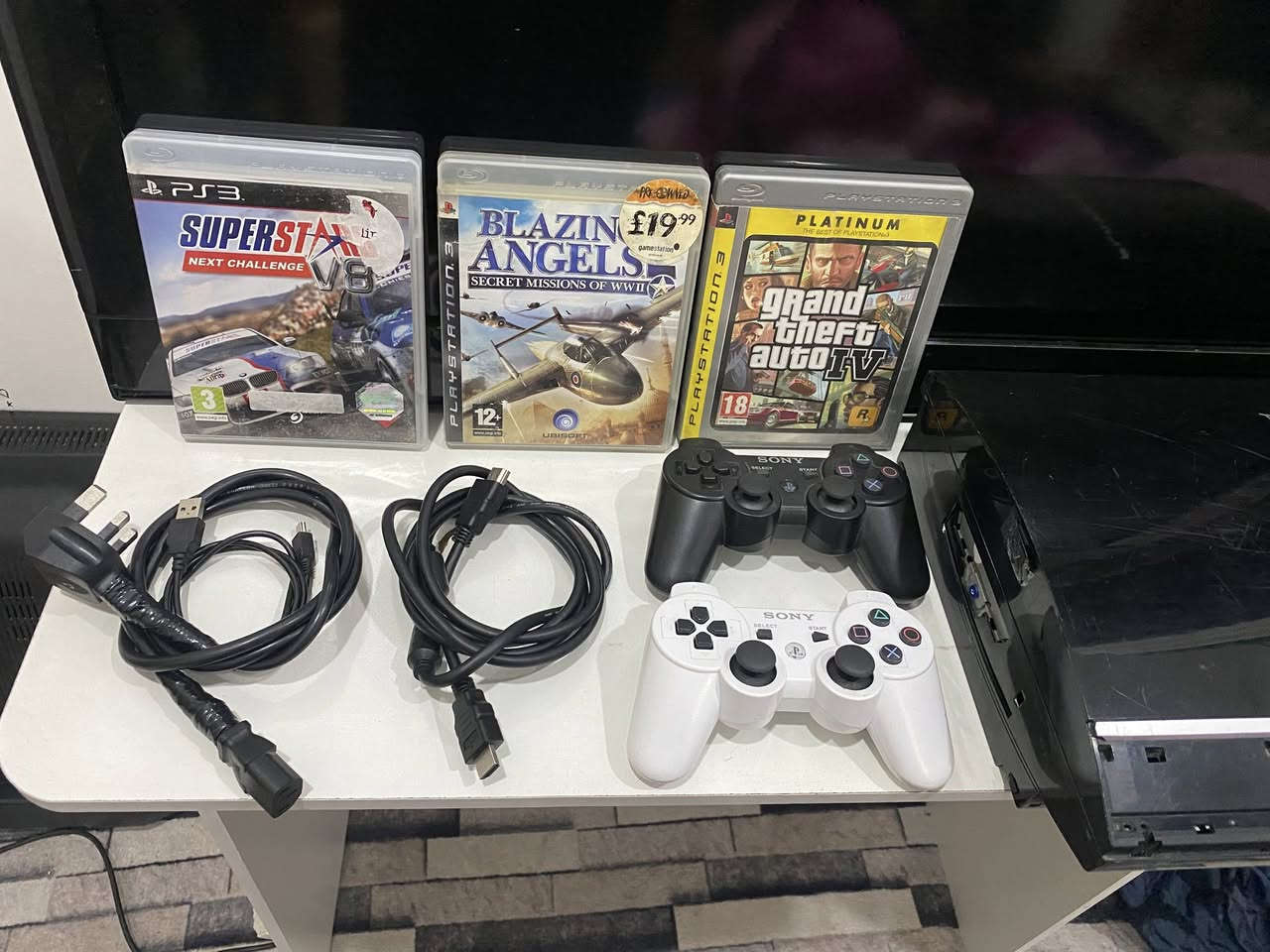 بلي 3 فات بي  كامل ملحقات ويا اقراص3
مامهكر على وضع الشركة بعده فقط مفتوح تنضيف
اي خلل مابي تفحص وتاخذ 
السعر120 الف 
مع التوصيل🚚 مكاني بغداد الدوره


**إذا كنت صاحب هذا الإعلان وتريد حذفه لأي سبب، رجاءا أرسل رسالة إلى الدعم الفني**