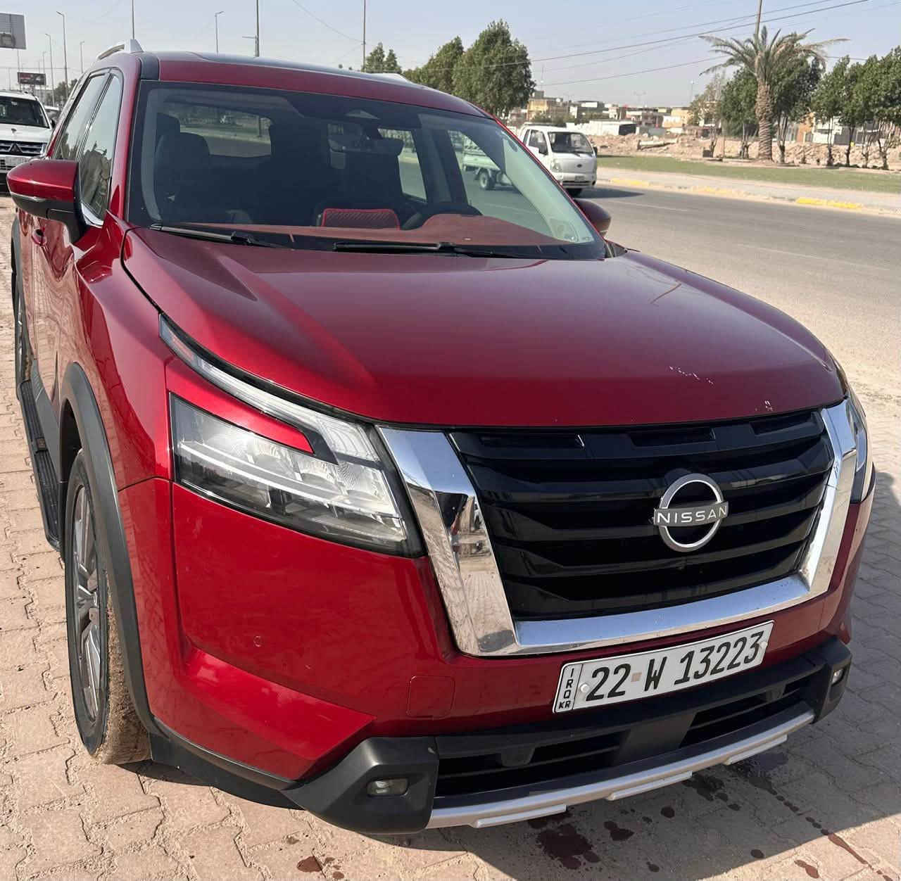 للبيع  : نيسان باثفايندر
الفئه : SL AWD
فور ويل 4*4
الموديل: 2024
حجم المحرك : V6 3500  
اللون : احمر
الممشى : 34 الف كيلو 
المواصفات :
بانوراما 
قياده ذاتيه
كامرات 360 درجه
بردات خلفيه 
بصمة تشغيل
بصمات ابواب 
تشغيل عن بعد
تدفئة مقاعد اماميه
هيتر ستيرن 
مقاعد جلد
رادار امامي و خلفي و جانبي 
تحديد مسار 
حساسات اماميه
حساسات خلفيه
صندوك كهرباء 
7 وضعيات قياد
اوتو ستوب 
اوتو هولد 
رقم  شمالي وكالة
مكان السيارة البصرة
بدون حادث بدون ايرباك مفتوحه جاملقات و دعامية وراجعات نفسهن بيها صبغ بطرف الجاملق الامامي الايسر فقط من امريكا 5N1DR3CDORC214176
السعر 285 وبي مجال  ***********
